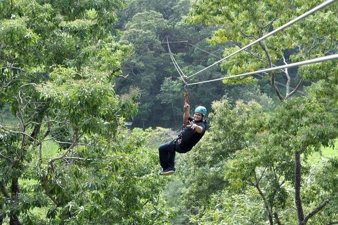 Mayan Jungle Canopy & Zip-line Tour, Monkey Business & West Bay Beach!