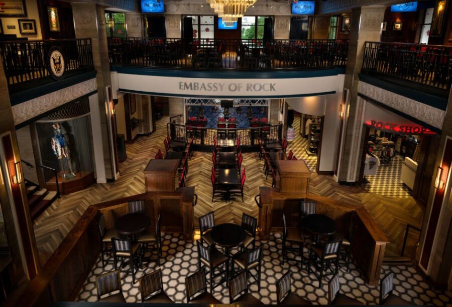 Meal at the Hard Rock Cafe Washington DC