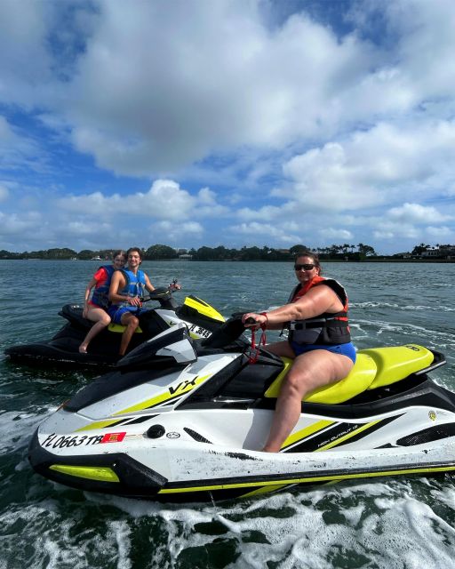 Miami Beach: Jet Ski Rental With Included Boat Ride