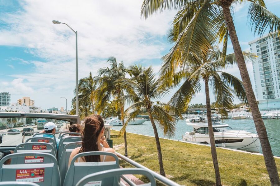 Miami: Hop-on Hop-off Sightseeing Tour by Open-top Bus