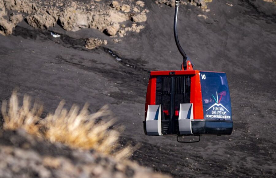 Mount Etna: Roundtrip Cable Car and 4×4 Bus Ticket