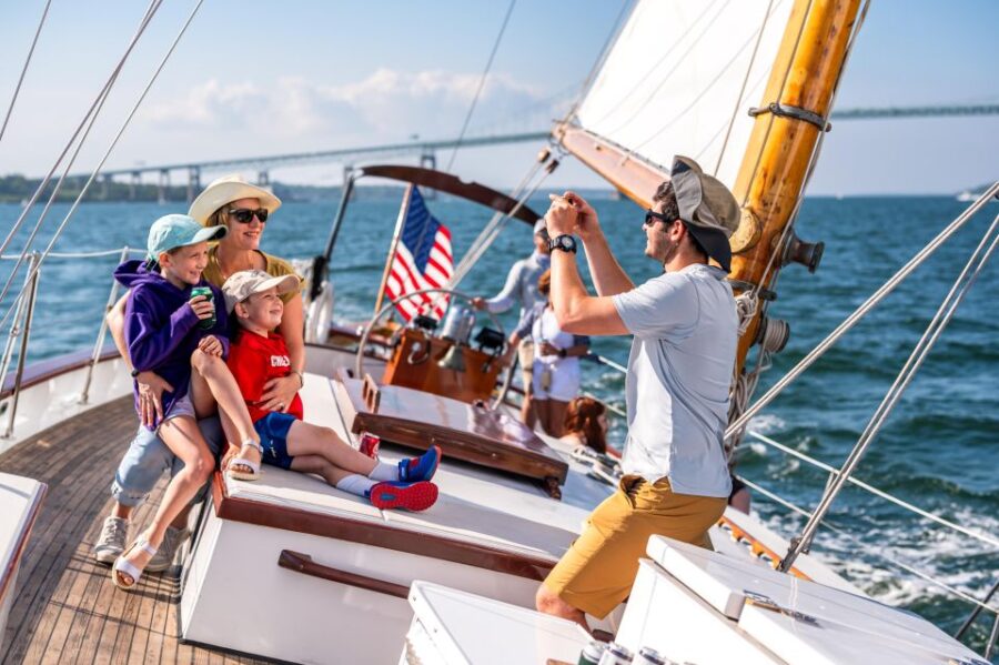 Newport: Sunset Sail on Schooner Madeleine