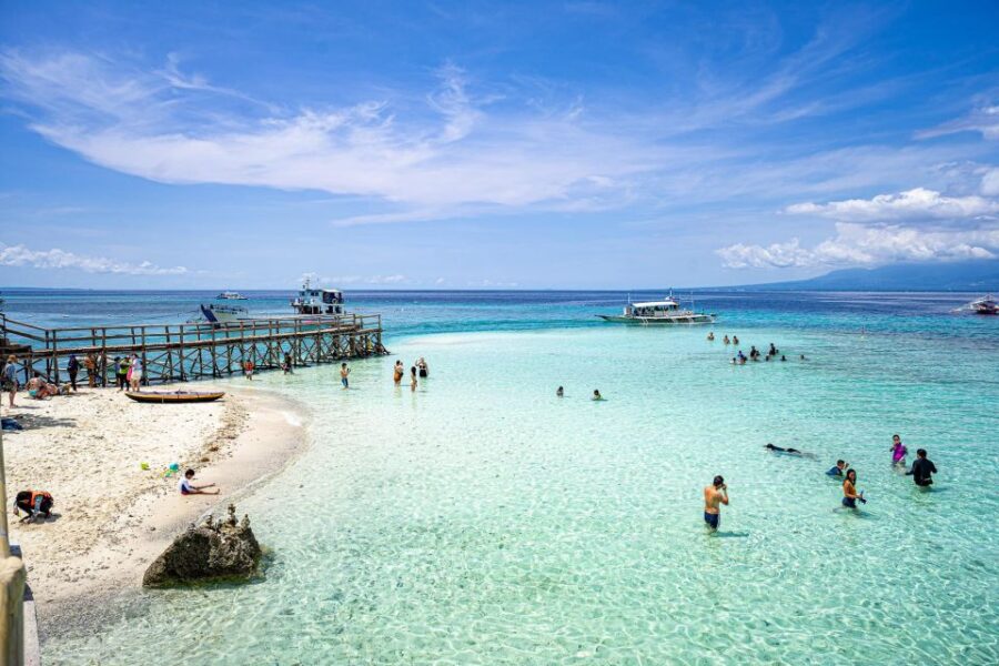 Oslob Whale Shark Snorkeling & Island Hopping to Sumilon