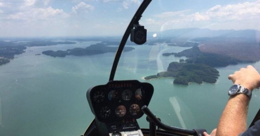 Pigeon Forge: French Broad River Helicopter Tour