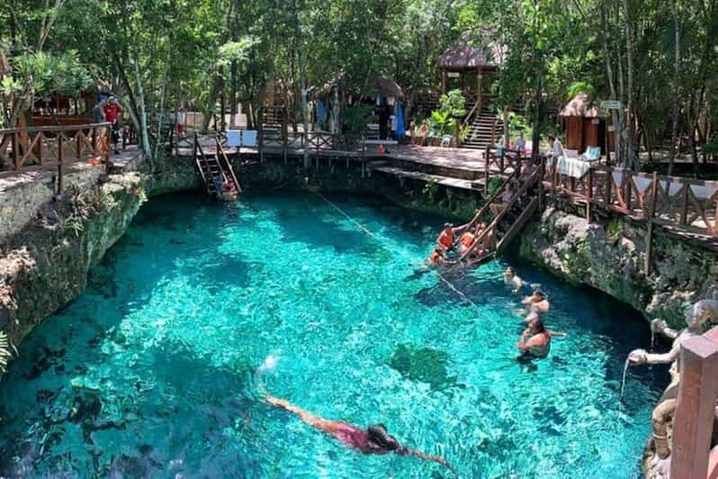 Playa Del Carmen: 2 Cenotes, 1 Beach & 1 Lagoon