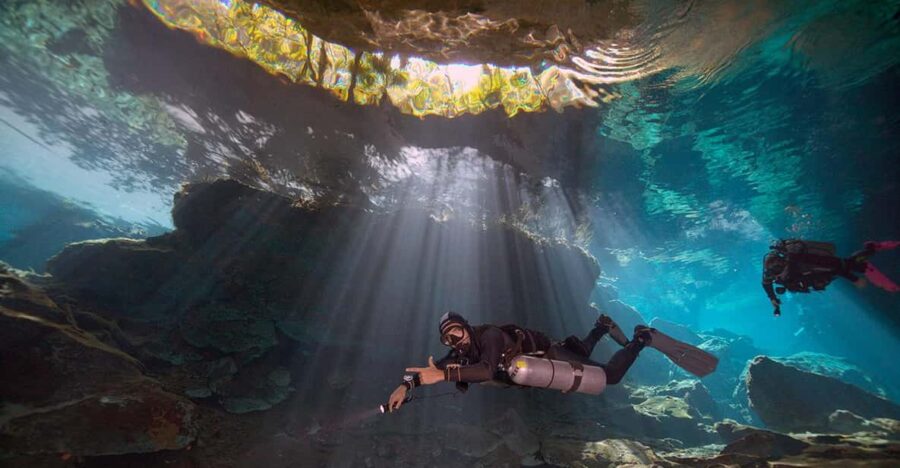 Playa Del Carmen: Epic Dive at Cenote Chac Mool