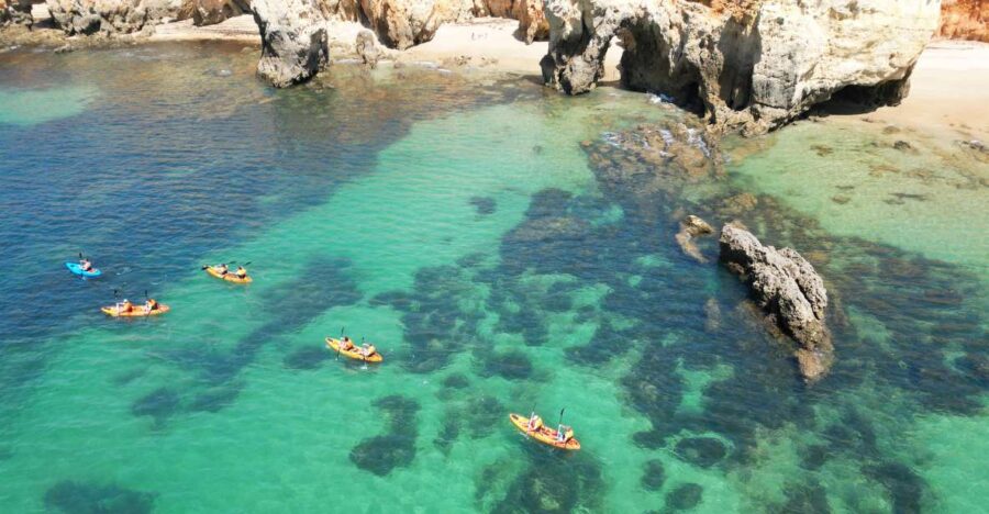 Praia Do Vau – Kayak Cave and Cliff Tour – Alvor and Portimão