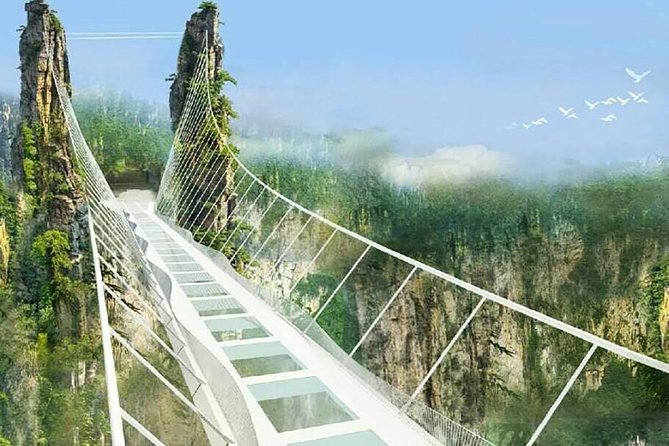 Private Day Tour to Zhangjiajie Grand Canyon, Glass Bridge, Yellow Dragon Cave