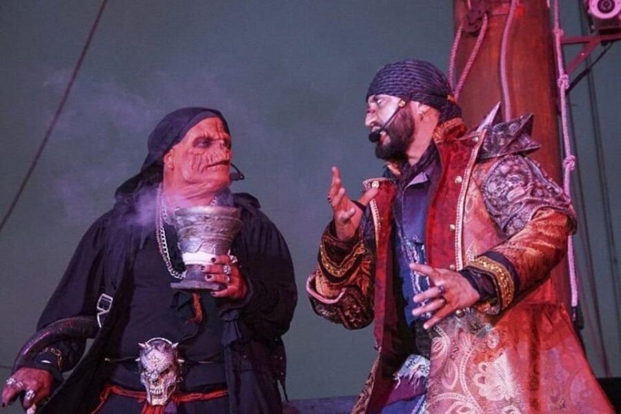 Puerto Vallarta: Pirate Ship Night Cruise With Dinner