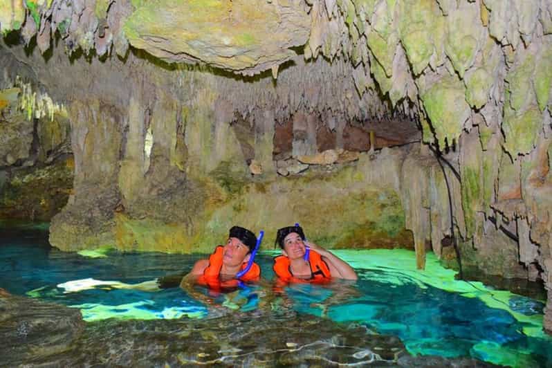 Rappel & Jungle ZipLine & Visit Tulum & Cenote Snorkeling