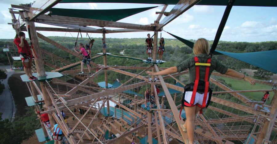 San Antonio: Twisted Trails Zip Rails, Ropes & Climbing Wall
