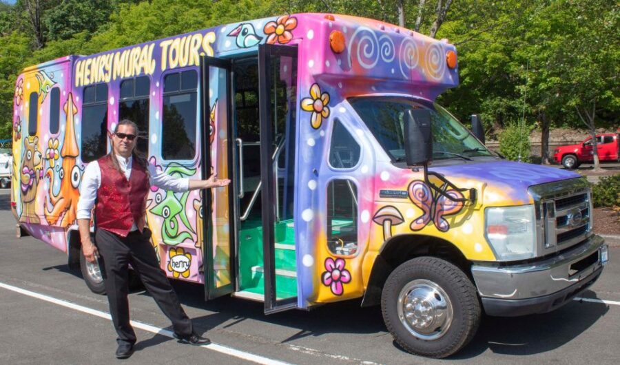 Seattle: Henry Mural Tour, Hop Aboard a Fully Painted Bus