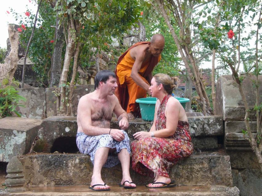 Siem Reap Cambodian Buddhist Water Blessing and Local Market - Activity Overview