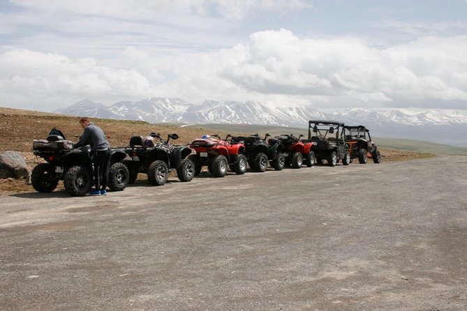 Snowmobile / Quad Bike ATV Private Tour From Bakuriani to Tabatskuri Lake