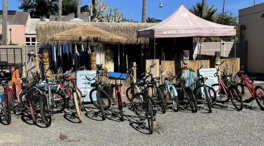 Solana Beach: Beach Cruiser Full-Day Bike Rental