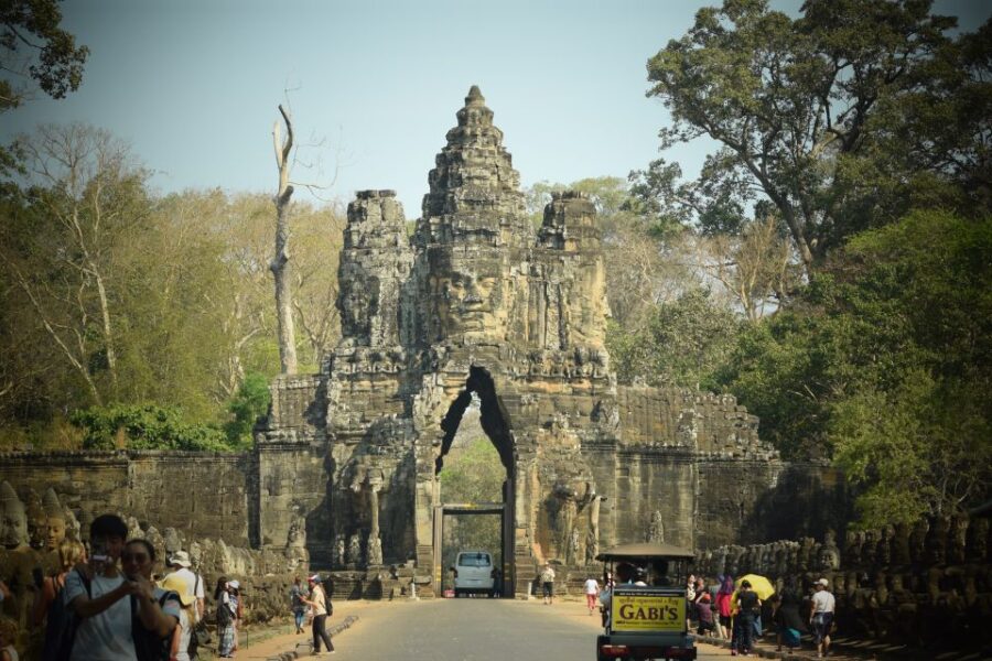 Sunrise at Angkor Wat World Famous Heritage Site in Cambodia