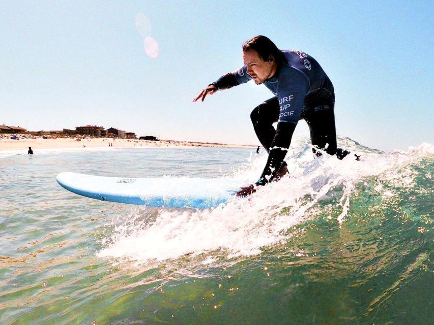 Surf Day at Porto Surf School 3h Surf Lesson With Shuttle