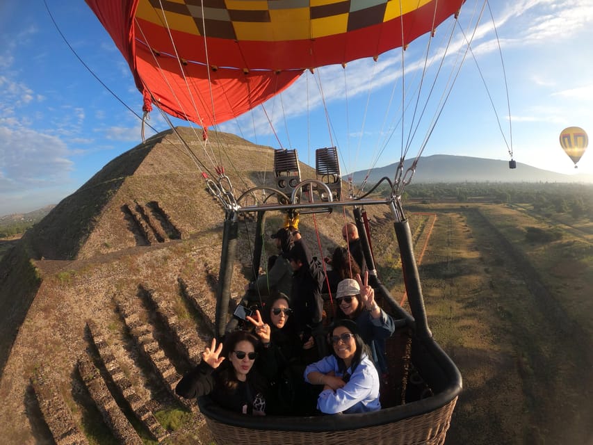Teotihuacan: Hot Air Balloon Flight With Incredible Views From Above