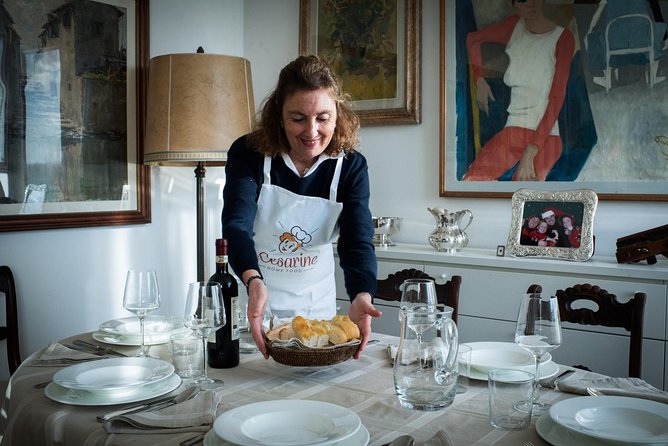 Typical Dining & Cooking Demo at Locals Home in Florence