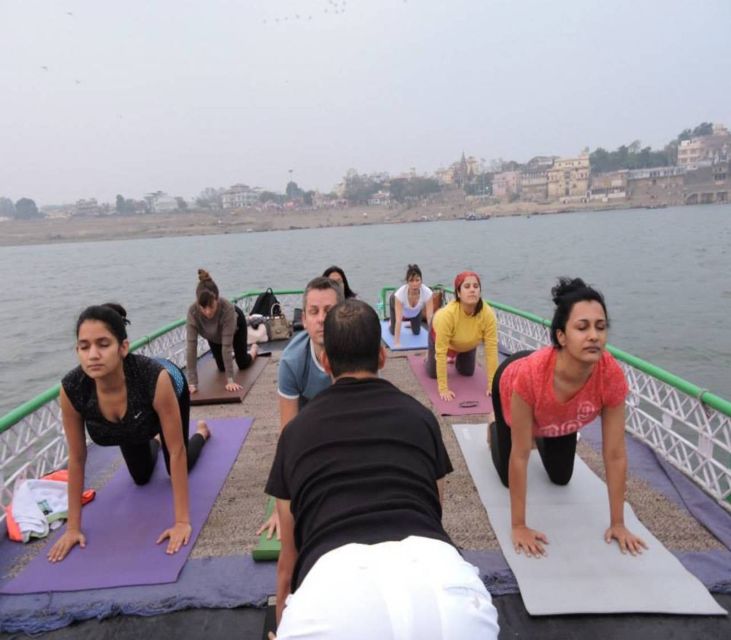 Varanasi: Morning Yoga on the Bank of the Ganga River