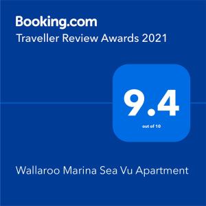Wallaroo Marina Sea Vu Apartment - Apartment Overview