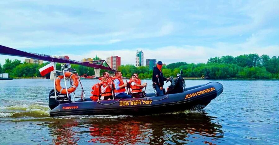 Warsaw: Exciting 90 Min Speedboat Tour on the Wild River