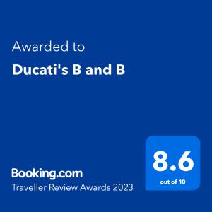 Ducatis B and B - Accommodation Features