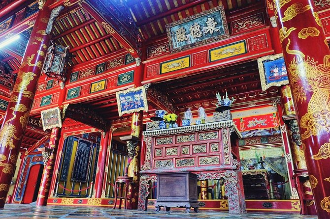 Hue Royal Tomb Tour - Admiring Khai Dinhs Fusion Art