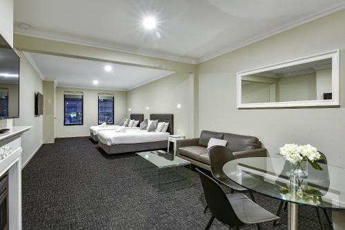 Aloha Central Premium Studios - Room Types and Amenities