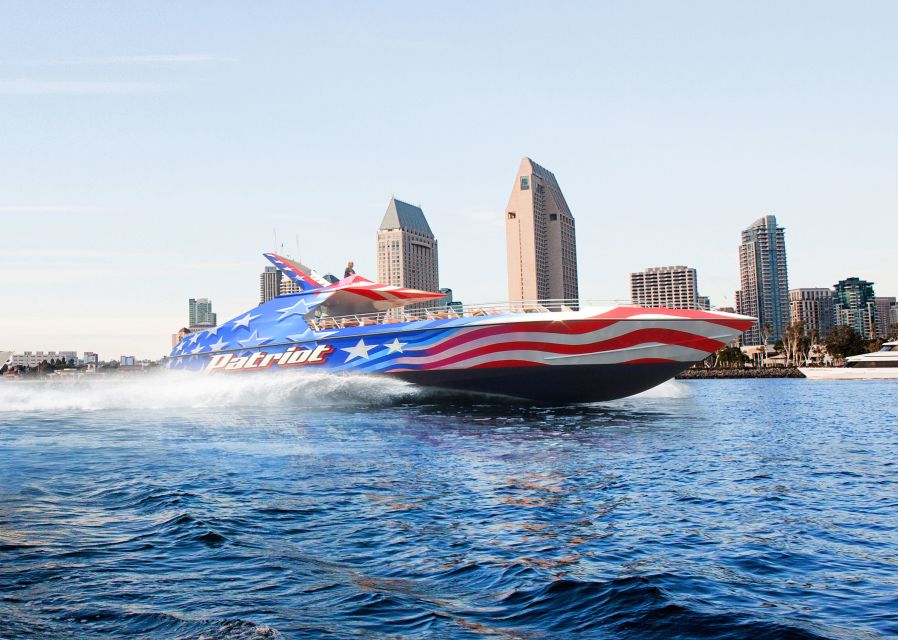San Diego: Patriot Jet Boat Thrill Ride - Panoramic Views of San Diego