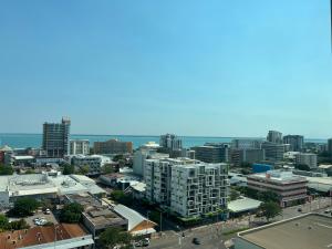 Darwin City Suites With Harbour View - Room Features Highlighted