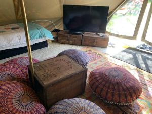 Luxury 6 Metre Bell Tent & Outdoor Bathroom, WIFI, TV and Firepit, - Nearby Attractions