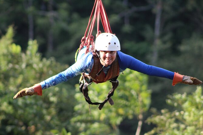 Bungee Jump With Canopy Ziplines and Long Superman Cable in the Way to La Fortuna