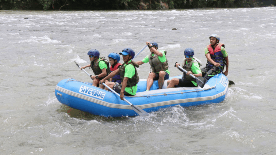 Kota Kinabalu White Water Rafting Grade 1-2 at Kiulu River
