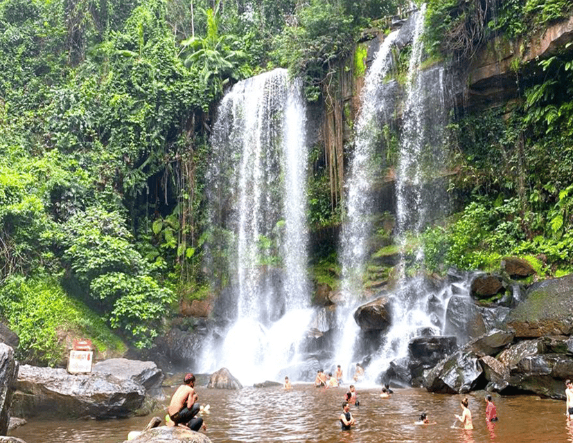 Kulen Mountain Waterfalls and Banteay Srei Tour