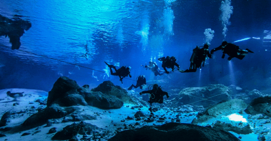 Puerto Morelos: Dive Baptism at a Cenote