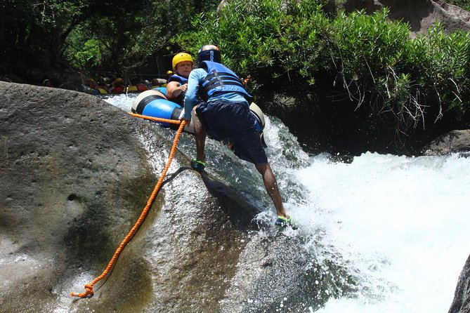 Tubing at Canyon River, Canopy and Hot Spring Combo Tour From Playa Hermosa
