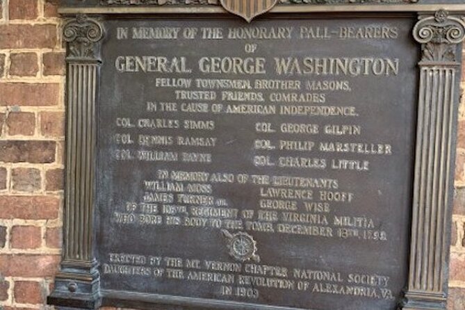 1-Hour George Washington History Walking Tour in Alexandria - Tour Overview