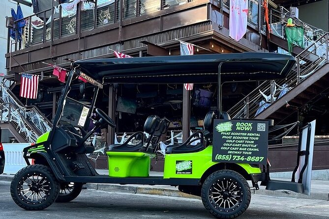 2 Hour Stretch Limo Golf Cart Tour Sunset and City Lights - Tour Overview