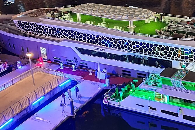 3 Hour Lotus Mega Yacht Dinner Cruise With Pick up and Drop off