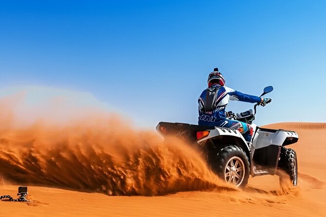 4×4 Dubai Desert Safari> Dune Bash, Camel Ride & BBQ