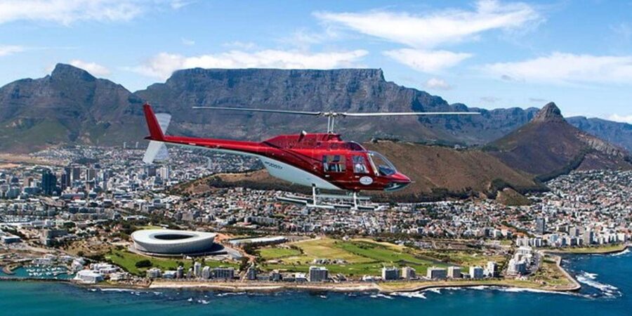A 24-Minute Helicopter Tour of Two Oceans Half Peninsula