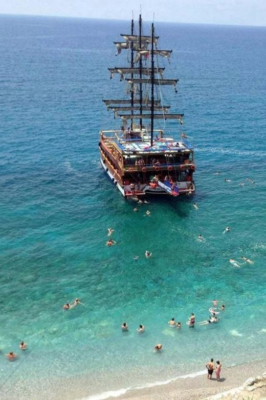 Alanya: Catamaran Boat Tour With Snorkeling and BBQ Lunch
