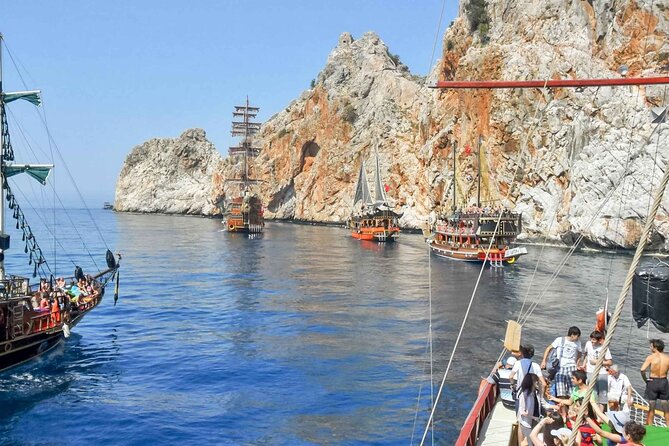 Alanya Pirate Boat Tour With Lunch, Soft Drinks & Transfer