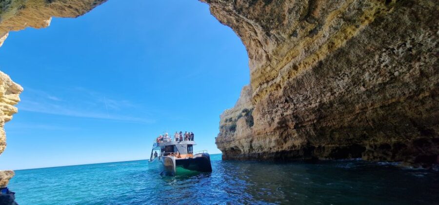 Albufeira: Coastline and Benagil Caves Tour by Catamaran - Tour Overview