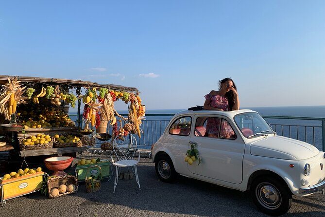 Amalfi Coast Private Tour by Vintage Fiat 500
