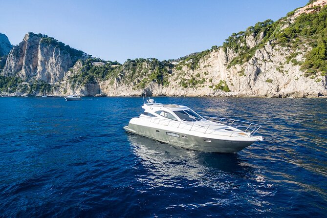 Amalfi Private Boat Tour From Sorrento or Positano Yacht Klase 50