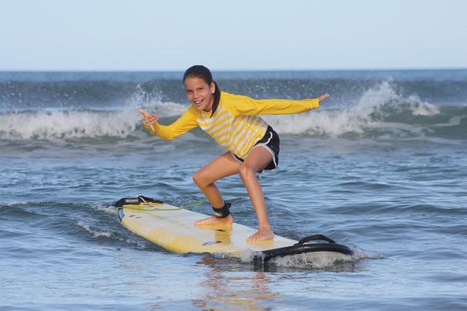 Amazing Surf Lessons on a Secluded Beach With Ocean Village Tour - Overview of the Experience