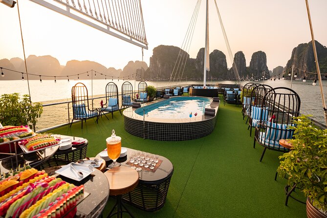 Amethyst 5 Star Cruise Luxury Halong 1 Day Trip From Harbor