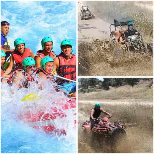 Antalya: Buggy or Quad and Rafting Tour With Lunch